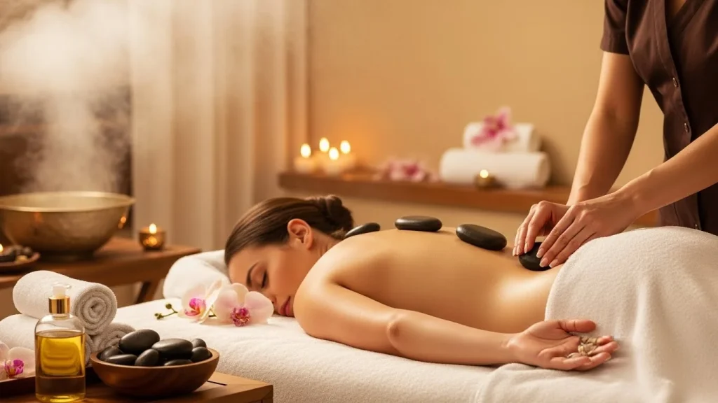 Hot Stone Massage feature